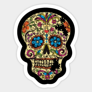 Sugar Skull Puzzle Sticker